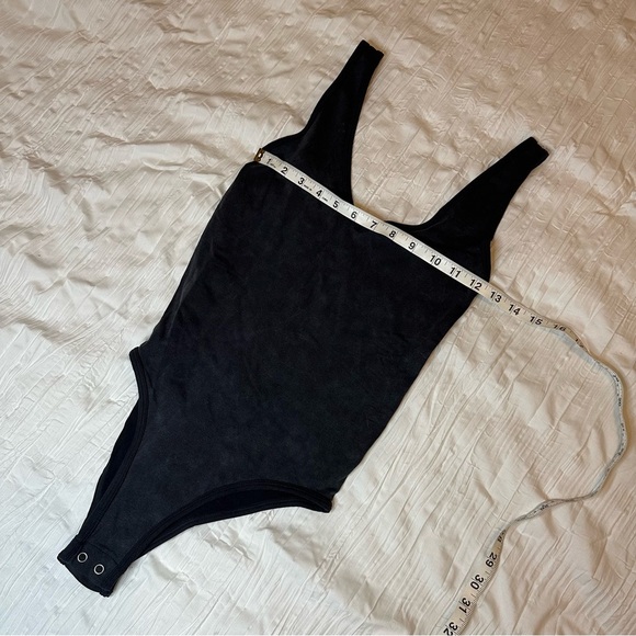 Intimately Free People Black Faded Acid Wash Bodysuit - Picture 5 of 7